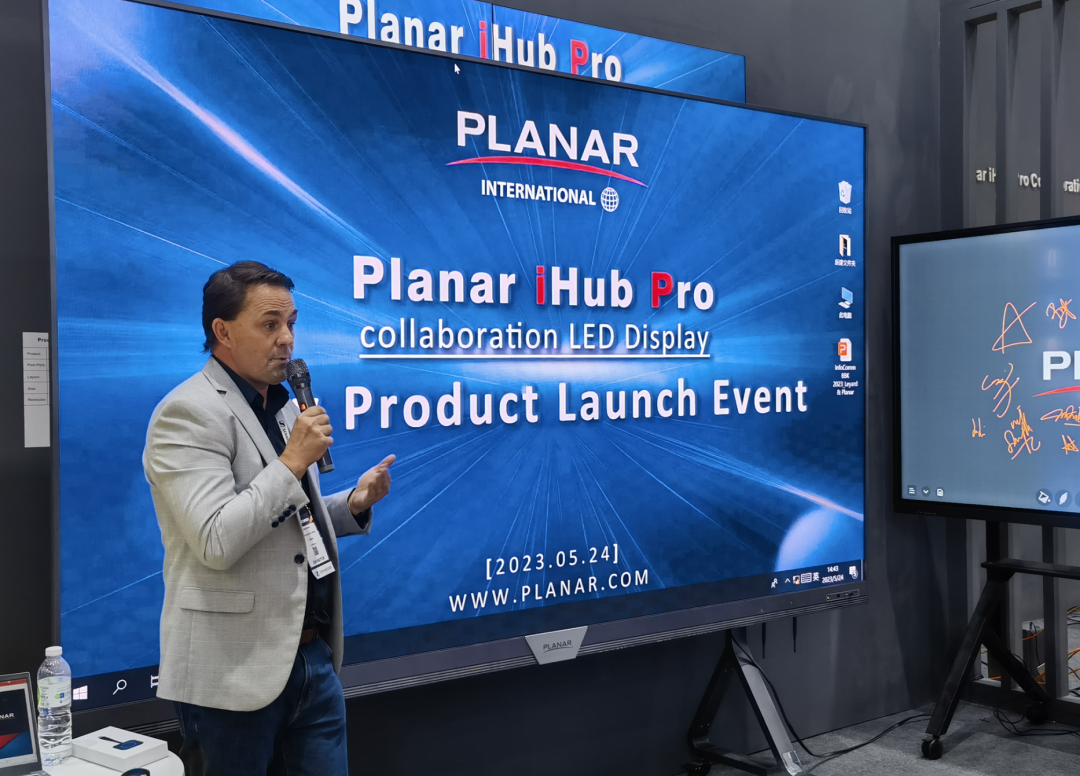 InfoComm Asia | 尊龙(中国)时凯Planar全球首发第四代Micro LED智能一体机